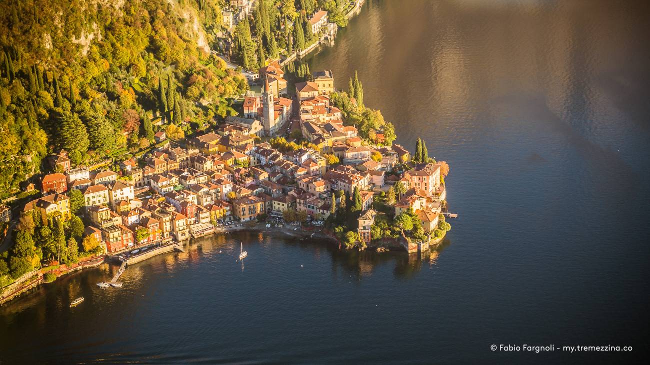 Vista Aerea di Varenna