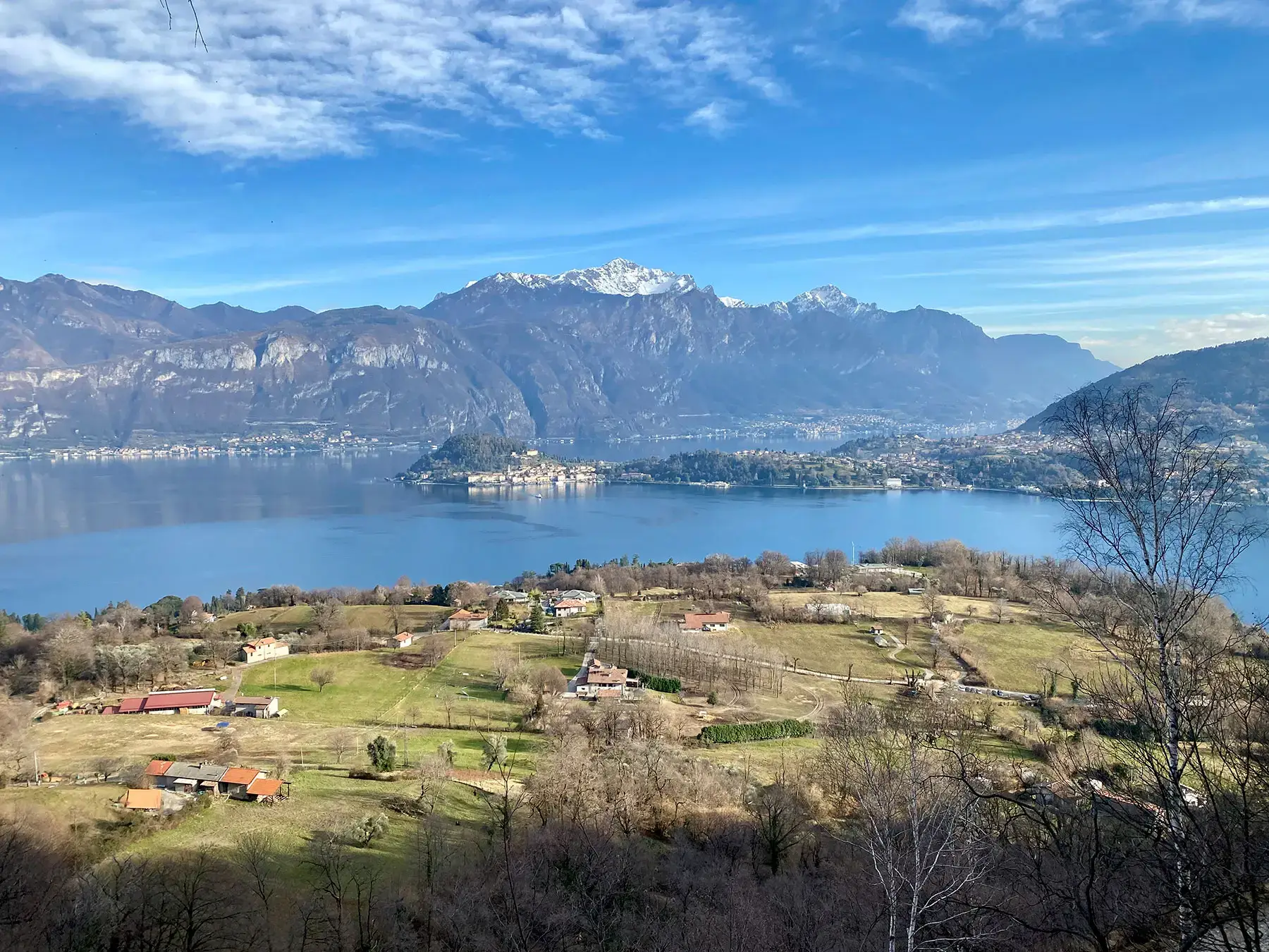 Passeggiata alla Cappella degli Alpini, Tremezzina - Vista su Bellagio