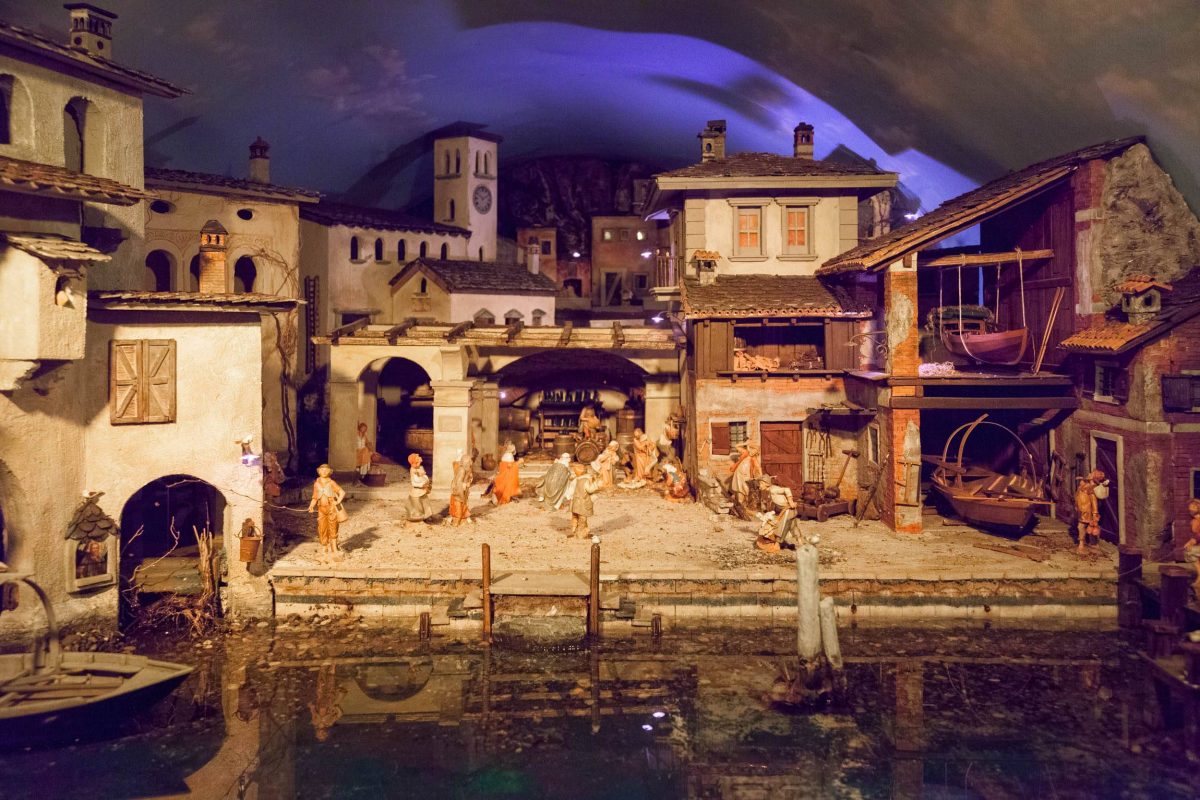 Presepe in stile lacustre - Mezzegra