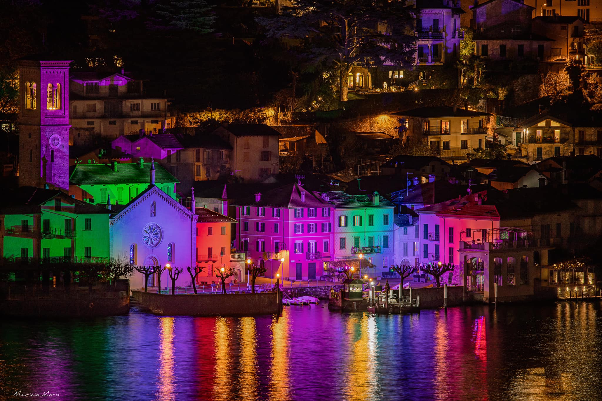Chiesa di Santa Tecla - Torno - Lake Como Christmas Light