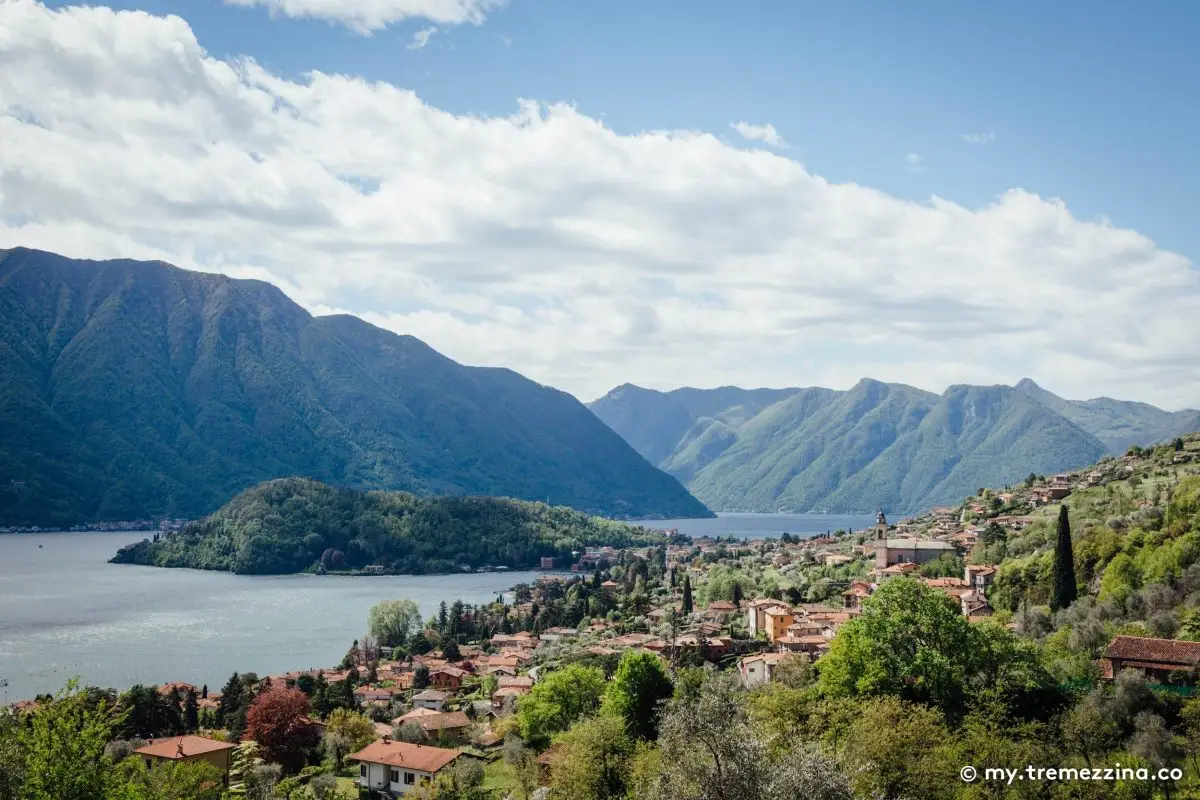 Vista dal Nucleo Storico di Viano - Tremezzo - Tremezzina